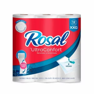 Papel Higiénico Rosal XXG x 12 rollos 360 m