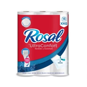 Papel Higiénico Rosal XXG x 15 rollos 450 m