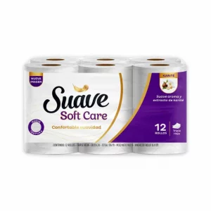 Papel Higiénico Suave Gold Karite x 12 rollos 336 m