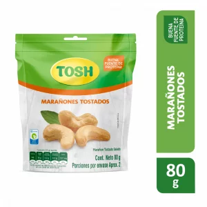 Pasabocas Tosh Marañon x 80 g
