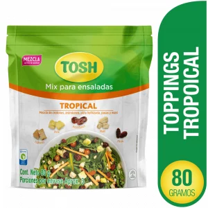 Pasabocas Tosh Toppings Tropical x 80 g