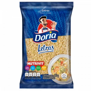 Pasta Doria Letras 250 g