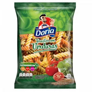 Pasta Doria Tornillos Verduras  250 g