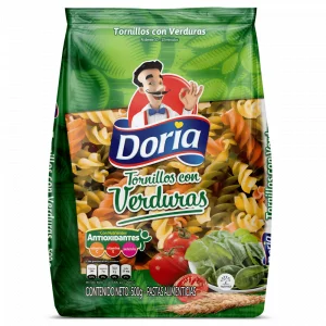 Pasta Doria Tornillos Verduras 500 g