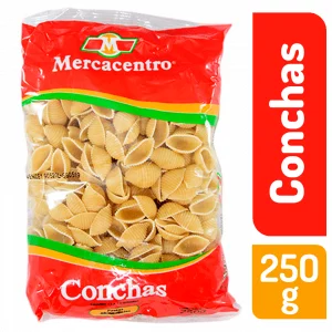Pasta Mercacentro Conchas 250 g