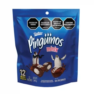Pinguinos Minix Bimbo x 12 und Chocolate