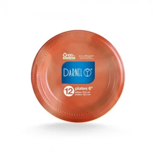 Plato Darnel 15.5 Rojo Vivo x 12 und