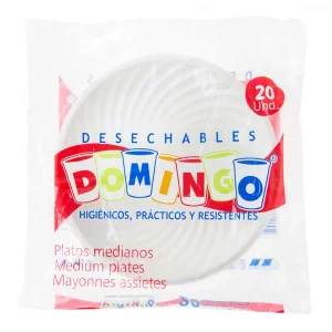 Plato Domingo 190 x 20 und  Mediano