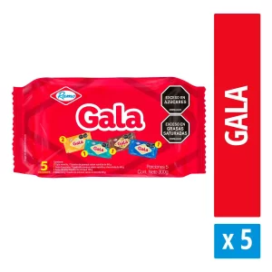 Ponqué Gala Ramo Surtido 5 und x 60 g