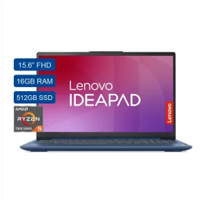Portatil Lenovo Slm Ryz5 512 GB 16 GB Ram 15.6 Pulgadas FHD Azul