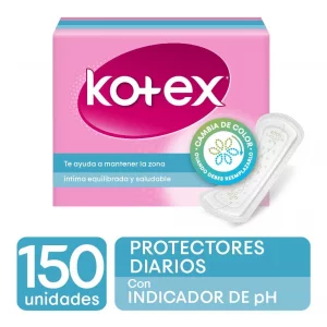 Prot. Kotex Diarios Indicador Ph x 150 Und