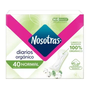 Protector Nosotras Díarios Organicos x 40 und