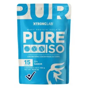 Proteina xtrong Lab Pure Iso Sin Sabor x 454 g