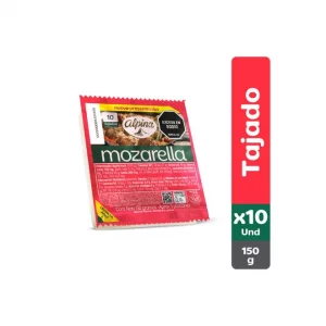 Queso Alpina Mozarella Tajado  x 150 g