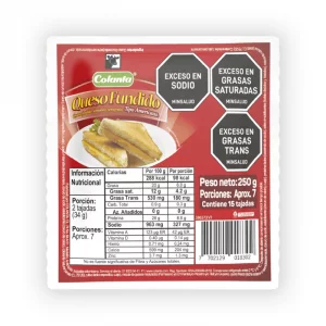 Queso Colanta Fundido Americano Tajado x 250 g