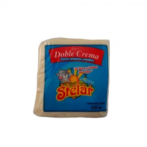Queso Doble Crema Stelar x 500 g/Bloque