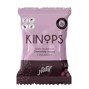 Quinua Kinops Cubierta Chocolate 60 % Oscuro x 30 g