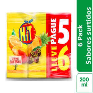 Refresco Hit Pague 5 Lleve 6 Uht Surtido 1000 ml