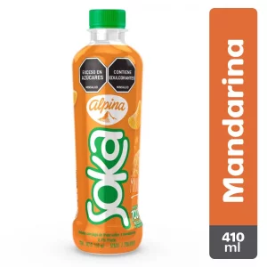 Refresco Soka Botella Mandarina x 410 ml