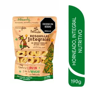 Rosquillas Naturela Bolsa Chia Linaza x 190 g