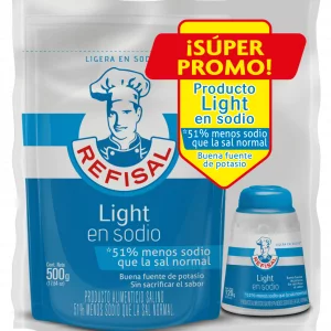 Sal Refisal Light 500 g + 120 g Doypack Precio Especial