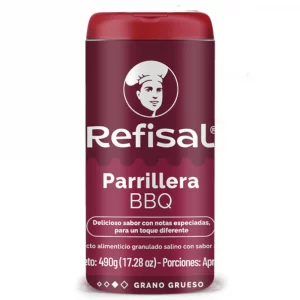 Sal Refisal Parrillera BQQ Cilindro x 490 g