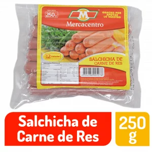 Salchicha Mercacentro Res 250 g