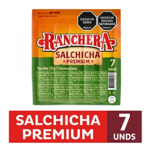 Salchicha Ranchera Zenú x 230 g