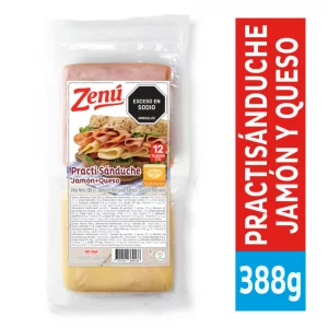 Sandwich Zenú Jamón + Queso x 388 g