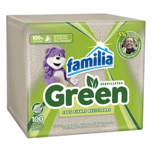 Servilleta Familia Green x 100 und
