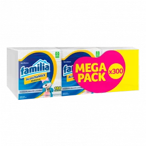 Servilletas Familia AcolchaMAX Megapack 3 x 100 und