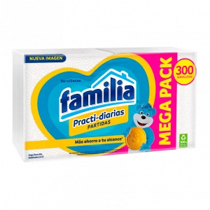 Servilletas Familia Practi-diarias Mega Pack x 300 und