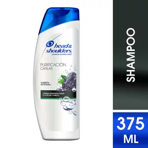 Shampoo H&S 375 ml Carbón