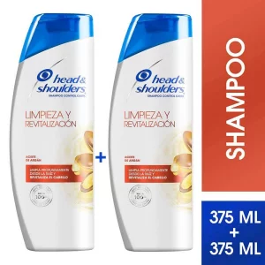 Shampoo H&S Aceite Argán x 375 ml Pack x 2 und x 750 ml