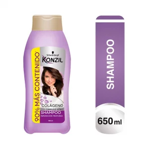 Shampoo Konzil Colageno+Complejo x 650 ml Vitamina