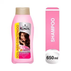 Shampoo Konzil Seda Liquida+Complejo x 650 ml Vitamina