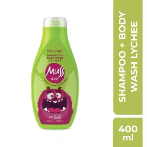 Shampoo Muss Kids + Bodywash Lyche x 400