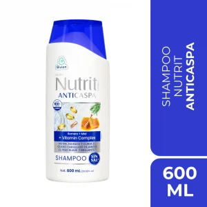 Shampoo Nutrit Anticaspa Romero Y Miel x 600 ml