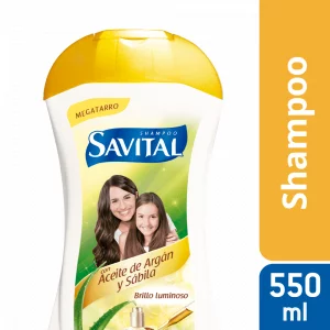 Shampoo Savital Aceite De Argán 550 ml