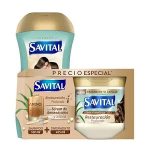 Shampoo Savital Aminoacidos + Tratamiento x 935 ml