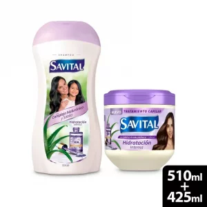 Shampoo Savital Hialuronico + Tratamiento x 935 ml