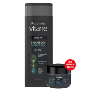 Shampoo Vitane Anticaspa x 400 ml Gratis Gel Xtrem x 110 ml