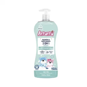 Shampoo Y Bano Liquido 2 En 1 Arruru Original x 750 ml