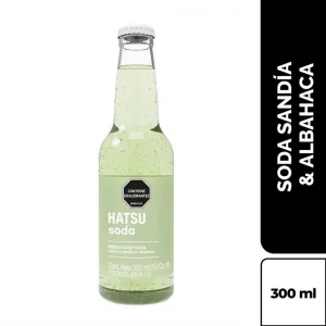 Soda Hatsu Sandia y Albahaca 300 ml