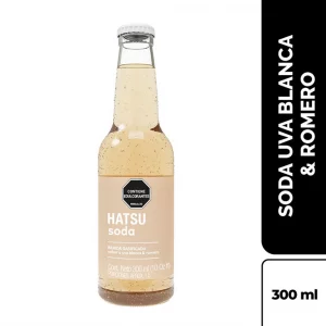 Soda Hatsu Uva Blanca y Romero 300 ml