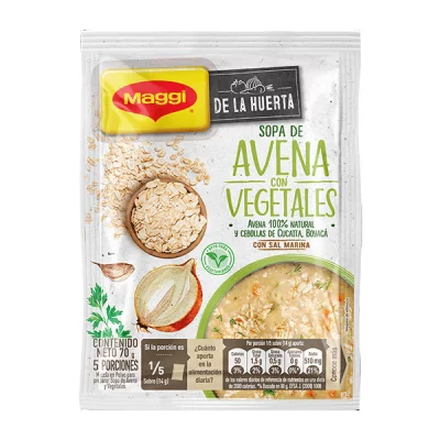 Sopa Maggi Avena-Vegetales 70 g