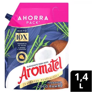 Suavizante Aromatel 10x Coco Doypack x 1400 ml