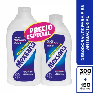 Talco Mexsana Antibacterial 300 + 150 g
