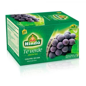 Té Hindu Verde x 20 und Piel De Uva