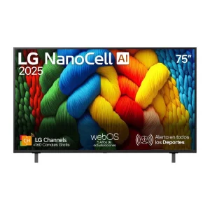 Televisor LG 75 Pulgadas Nanocell 4K UHD Smart TV 75NANO80ASA
